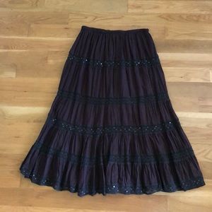Brown Maxi Skirt - NWOT